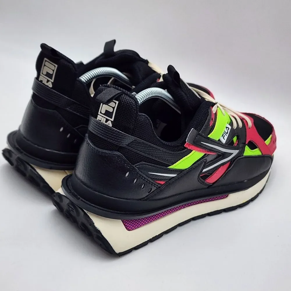 Fila Sandenal‎ Low Mens Casual Athletic Shoes Pink Black 1RM02029-041 Men's 10.5